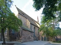 Aussenansicht der Nürnberger St. Klara-Kirche