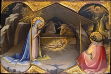 Christi Geburt - ein Gemälde von Lorenzo Monaco aus dem Jahr 1409